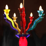 Lustre en verre multicolore de Murano de la fin du siècle, par Ernesto Guismondi pour VeArt, Italie