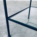 Minimalist Design Two-Tier Low Side Table, Belgium, 1960s