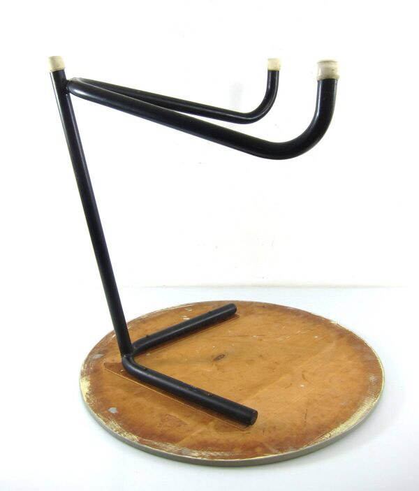 Table d'appoint ronde Pilastro des années 1950, rare.