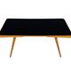 Coffee table, mid-century, opaxite glass top, Interiér Praha, 1960s