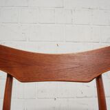 Set of teak and oak chairs by Schiønning & Elgaard 1960