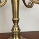 Chandelier en bronze doré art nouveau