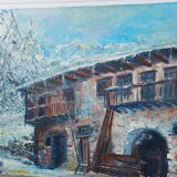 Painting "the Savoyard farm"