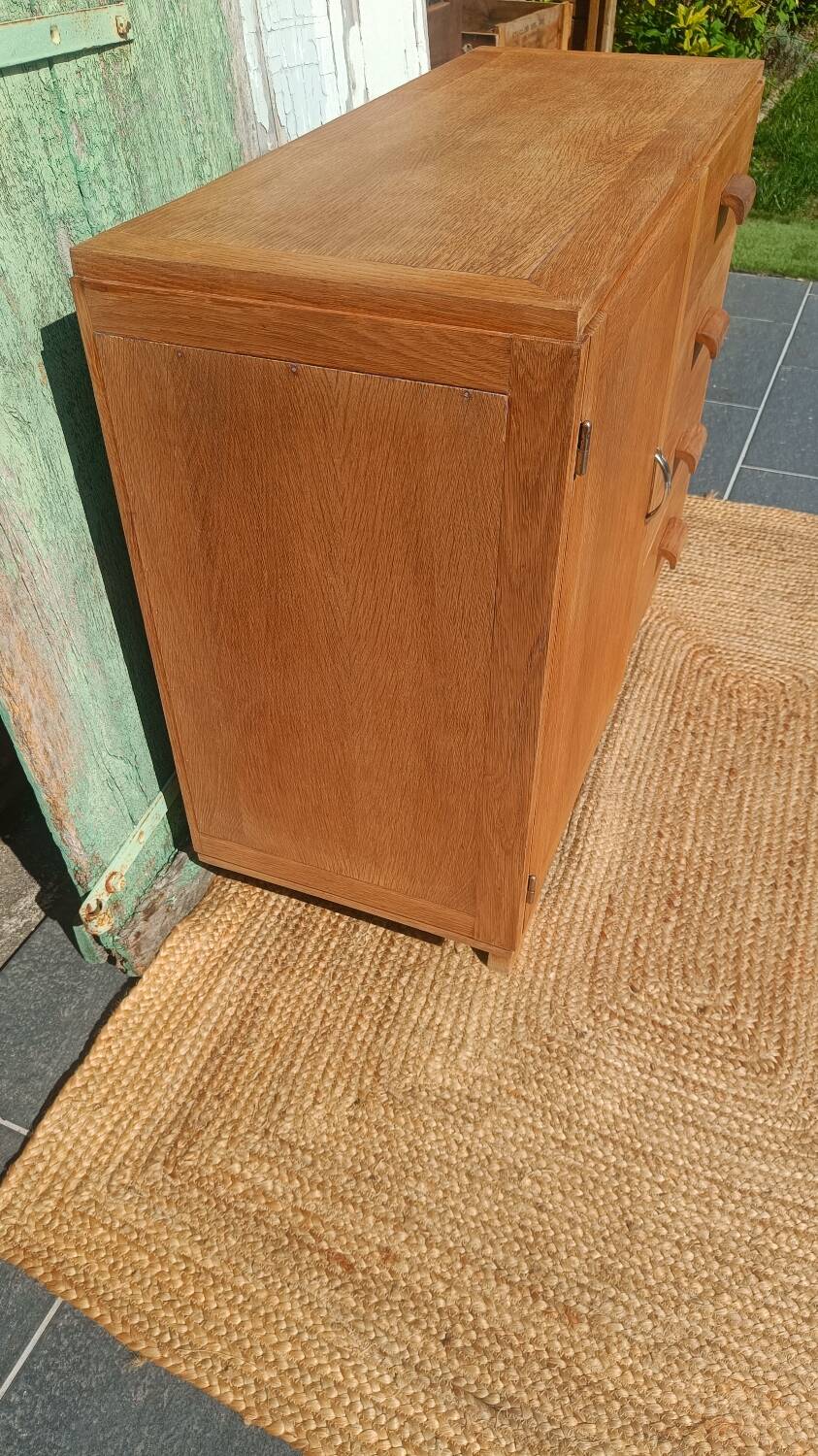 Vintage wooden buffet refurbished – 1 door and 4 drawers