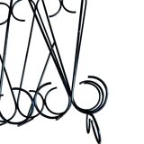 Openwork metalwork newspaper rack, Belgium 1970s