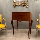 Writing desk in marquetry of the napoleon III period around 1870