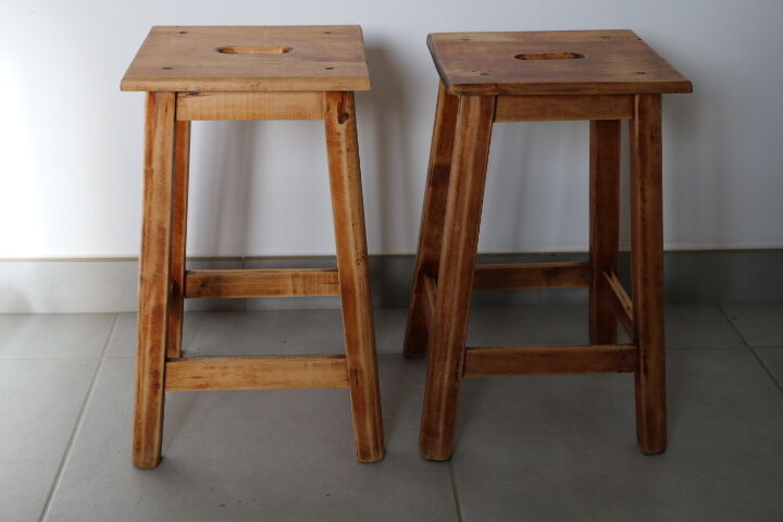 Beech stool 1950 455mm