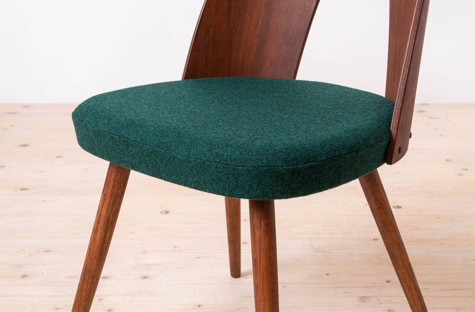 Set of 10 Mid Century Dining Chairs by A. Šuman, Reupholstery Options