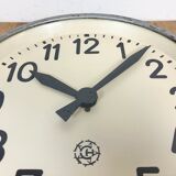 Industrial factory wall clock from Chronotechna, 1950s