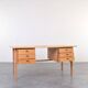 Mid-century oak desk by Svend Åge Madsen for Sigurd Hansen, 1960s.