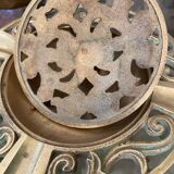 Cendrier couvert en bronze vintage