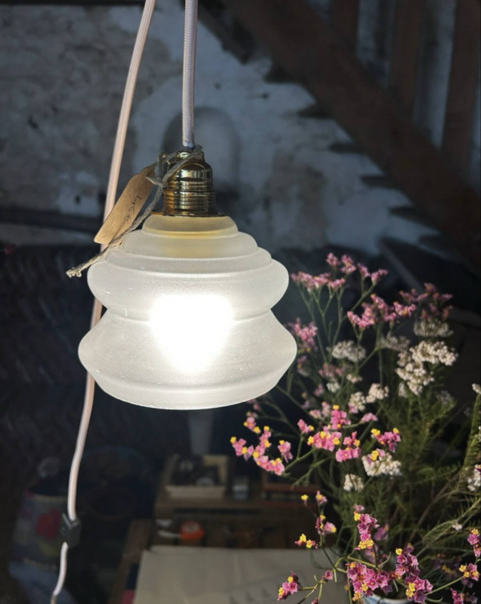 Vintage portable lamp