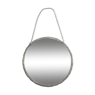 Round hanging mirror