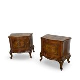 Paire de tables de chevet italiennes du milieu du XXe siècle