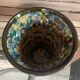 Cornet vase mosaic gerbino vallauris decor sideboard dried flowers
