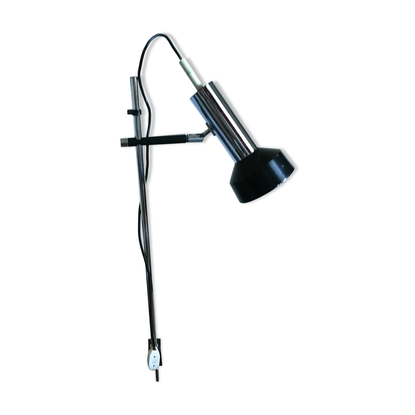 Adjustable lamp, Maria Pergay, 60's, steel