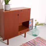 Vintage high sideboard, modernist style, L116cm