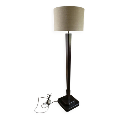 Lampadaire Art Deco en chêne