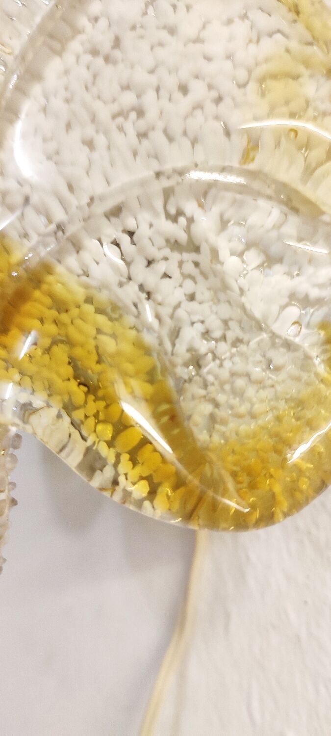 Murano glass wall light. Italy, 1960s.