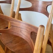Set of five CH29 Sawbuck chairs by Hans J. Wegner for Carl Hansen & Søn