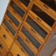 English Haberdashery Shop Cabinet with Glass Fronted Drawers, Circa 1930s