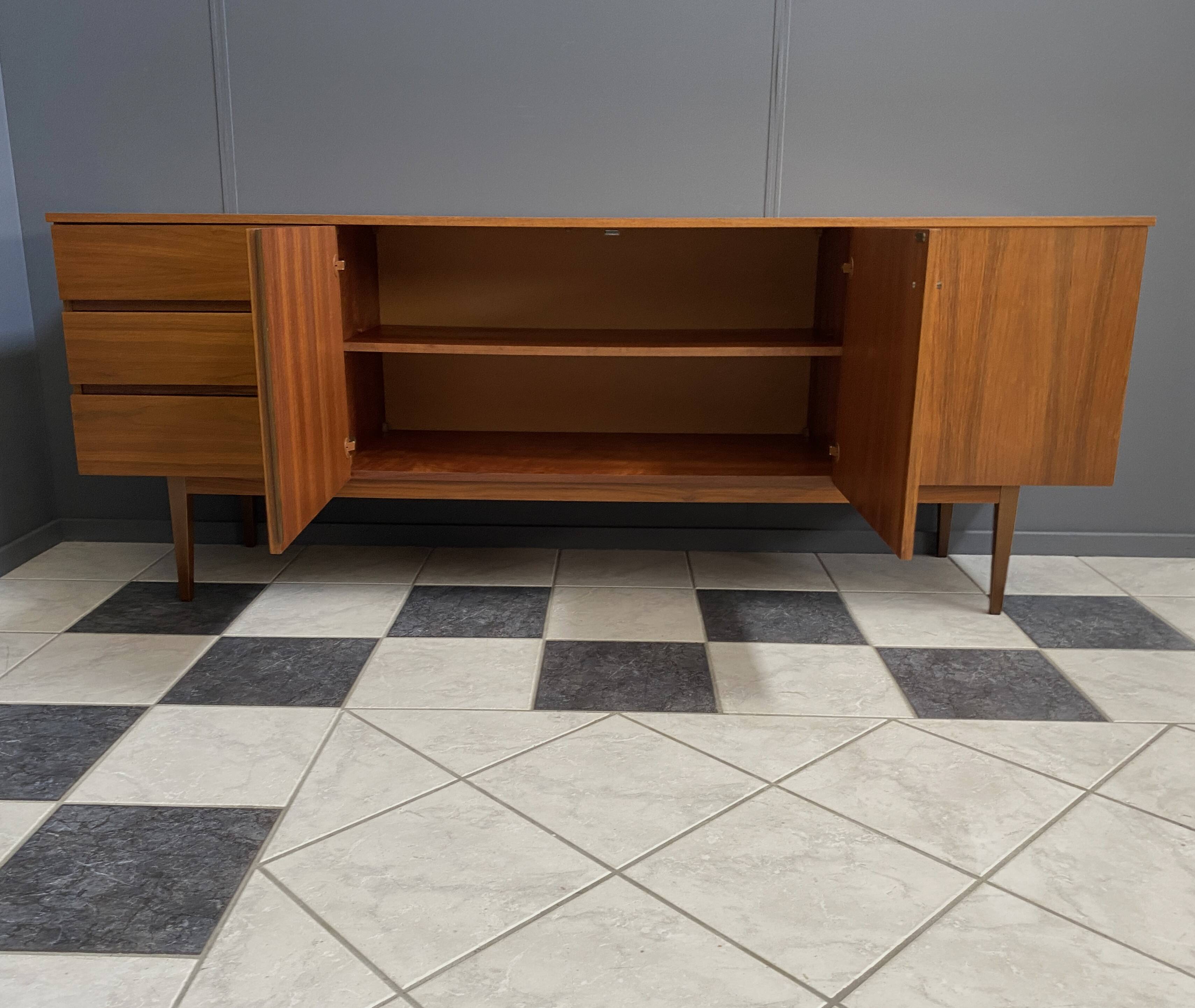 Large sideboard in rosewood 1960s
