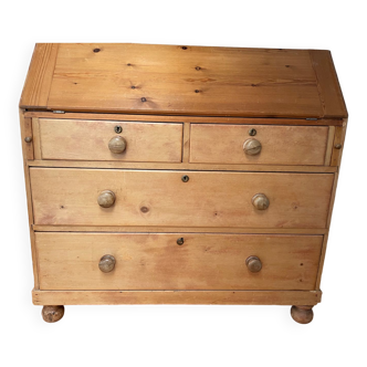 Secretary chest of drawers