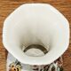 hand-painted polychrome porcelain vase from the Royal Delft Factory