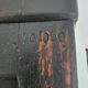 Ancienne Armoire parisienne d’école bois chêne noir
