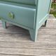 Chiffonier vintage 1960 vert eucalyptus