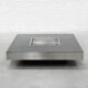 Chrome & Lacquer Coffee Table with Integrated Bar, 1970s