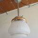 suspension vintage in frosted glass