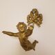 Hook in gilded bronze cherub or angelo