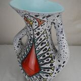 old Vallauris vase Pierre Fromentin vintage decor French vase 50s 60s