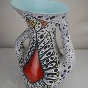 old Vallauris vase Pierre Fromentin vintage decor French vase 50s 60s