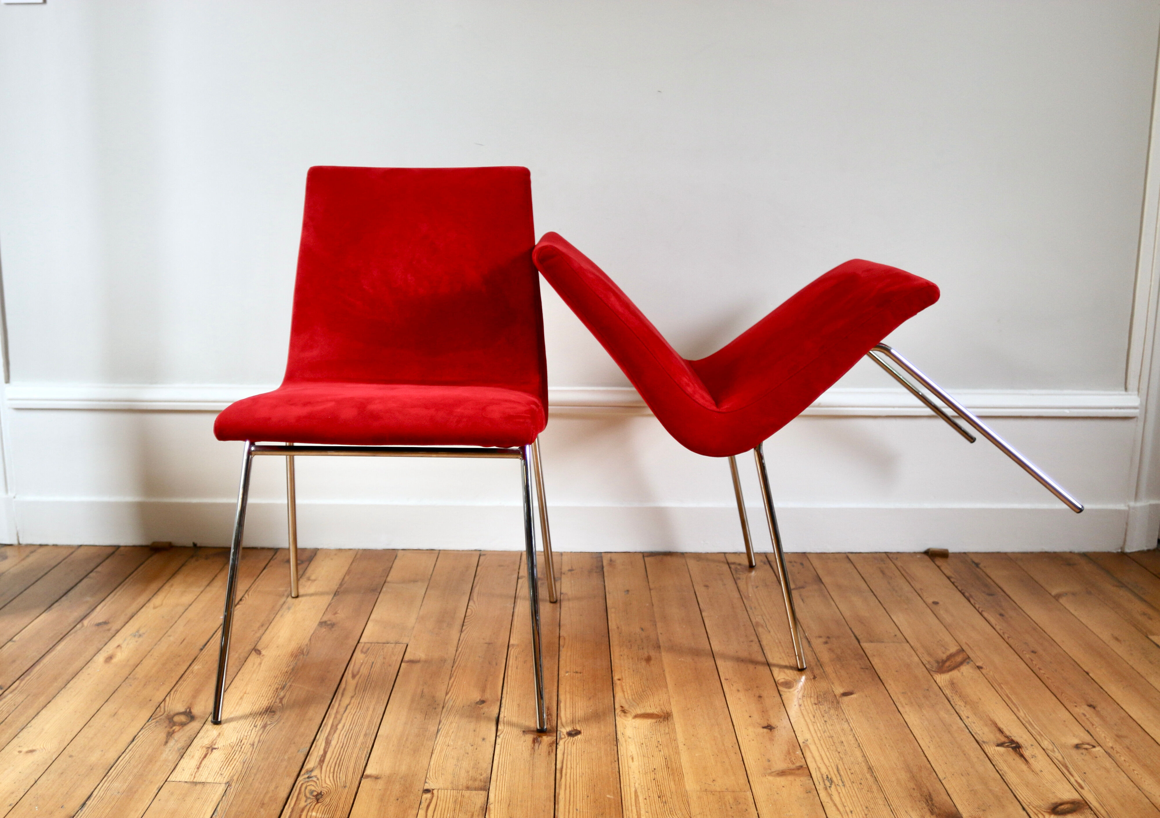 Série de chaises de Pierre Paulin pour Ligne Roset