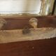 Wall coat rack with 4 hooks in raw wood