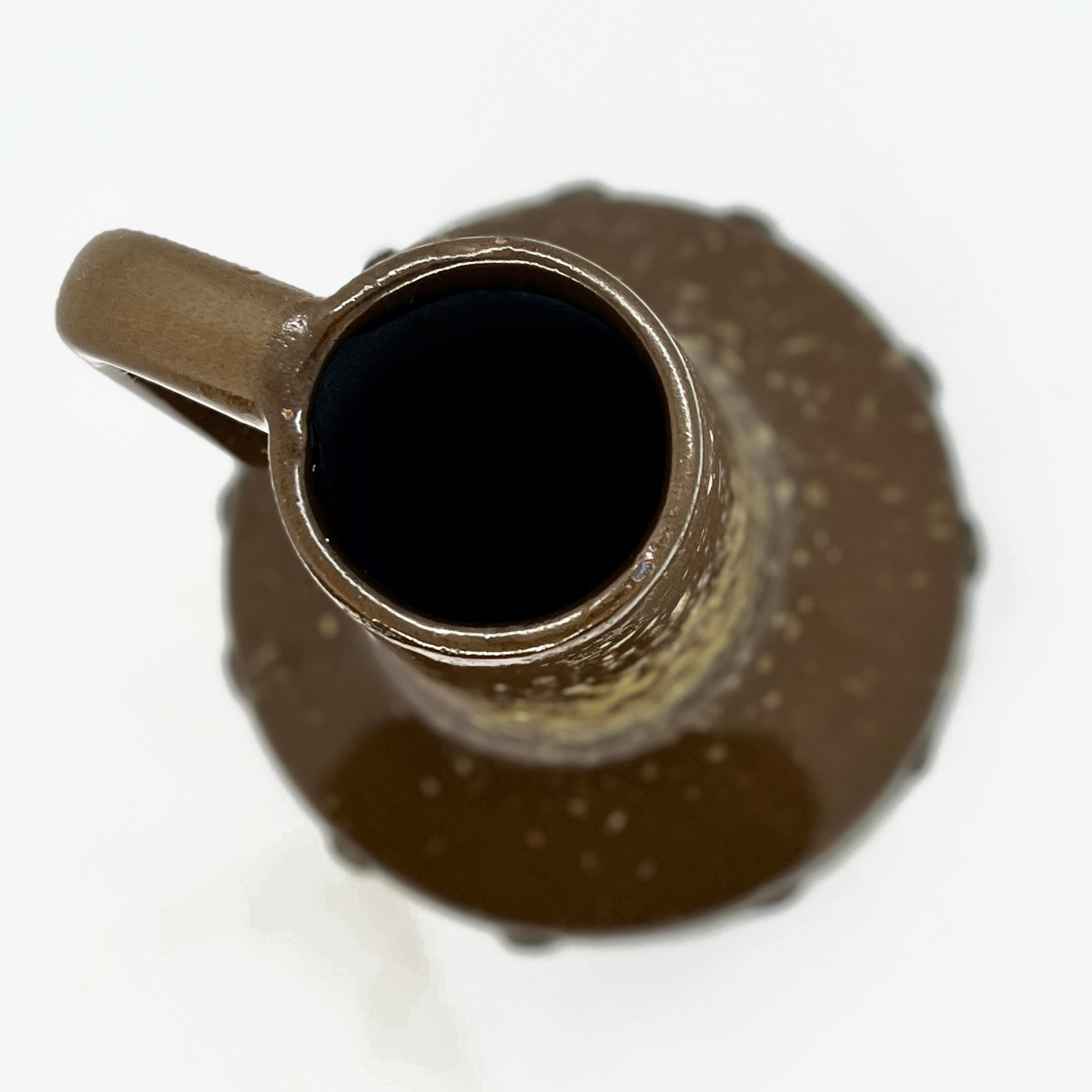 1970s mid-century modern ceramic vase VEB Haldensleben, Germany