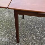 Vintage teak extendable dining table