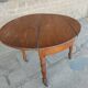 Demi-lune console table