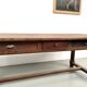 Farmhouse table, solid oak, 20th century.