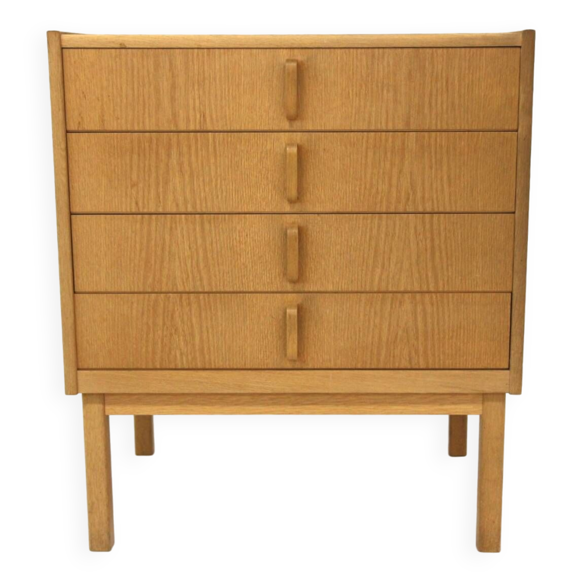 Scandinavian oak chest of drawers, Bertil Fridhagen, Bodafors, Sweden, 1960