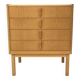 Commode scandinave en chêne, Bertil Fridhagen, Bodafors, Suède, 1960