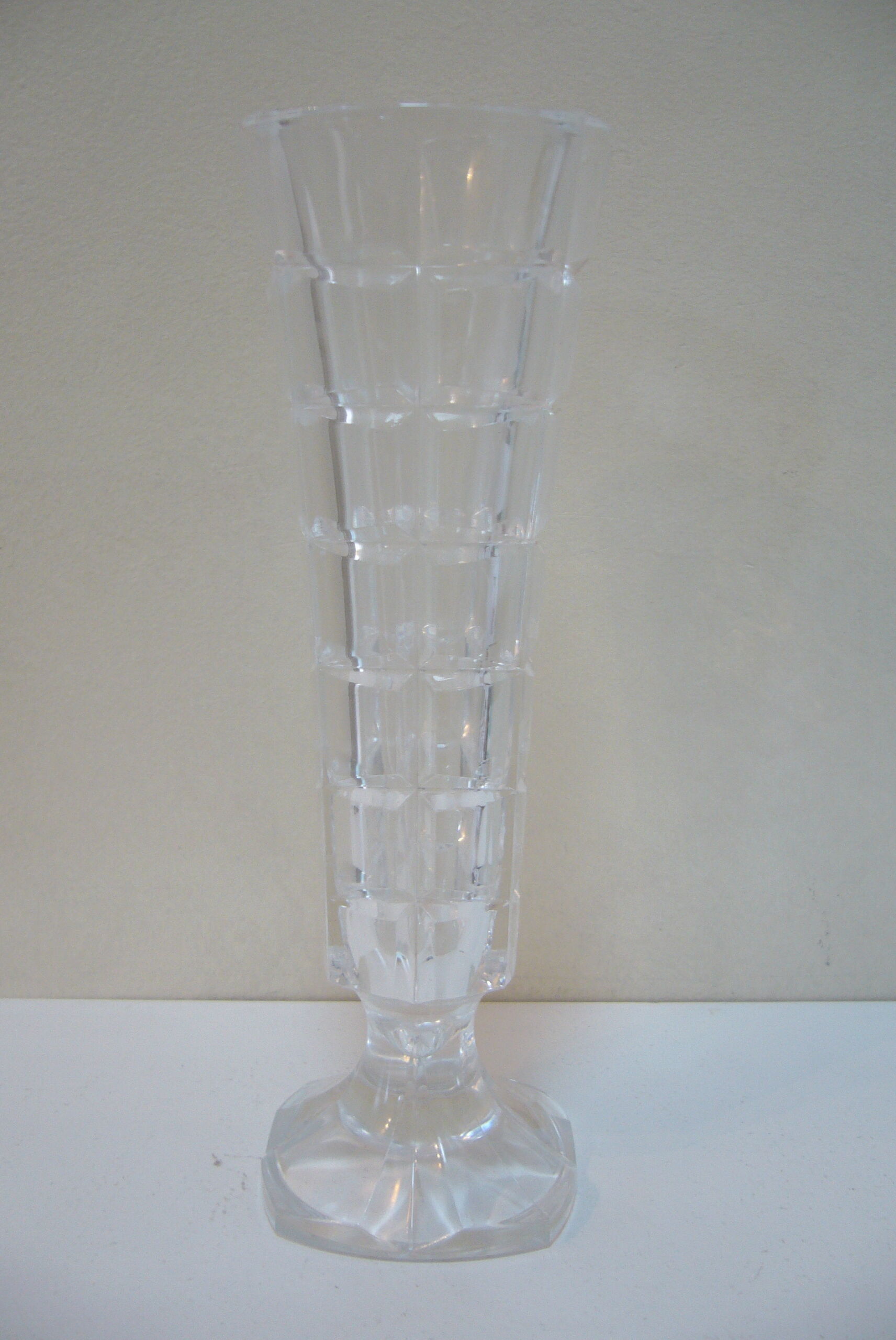 Vase soliflore neuf Cristal d'Arques