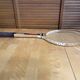 Vintage adidas tennis racket ilie năstase wood + case #e2