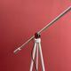 Reading floor lamp with an adjustable arm and head