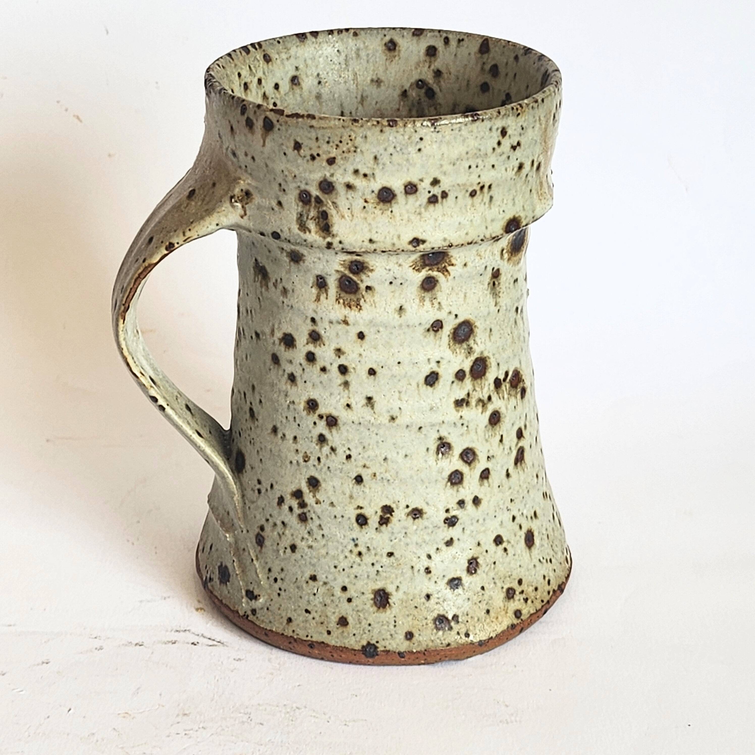 Gustave Tiffoche pyrite stoneware pitcher
