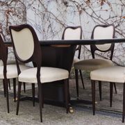 Dining Room Table and Mahogany Chairs by Fratelli Rigamonti, 1950s, Set of 7