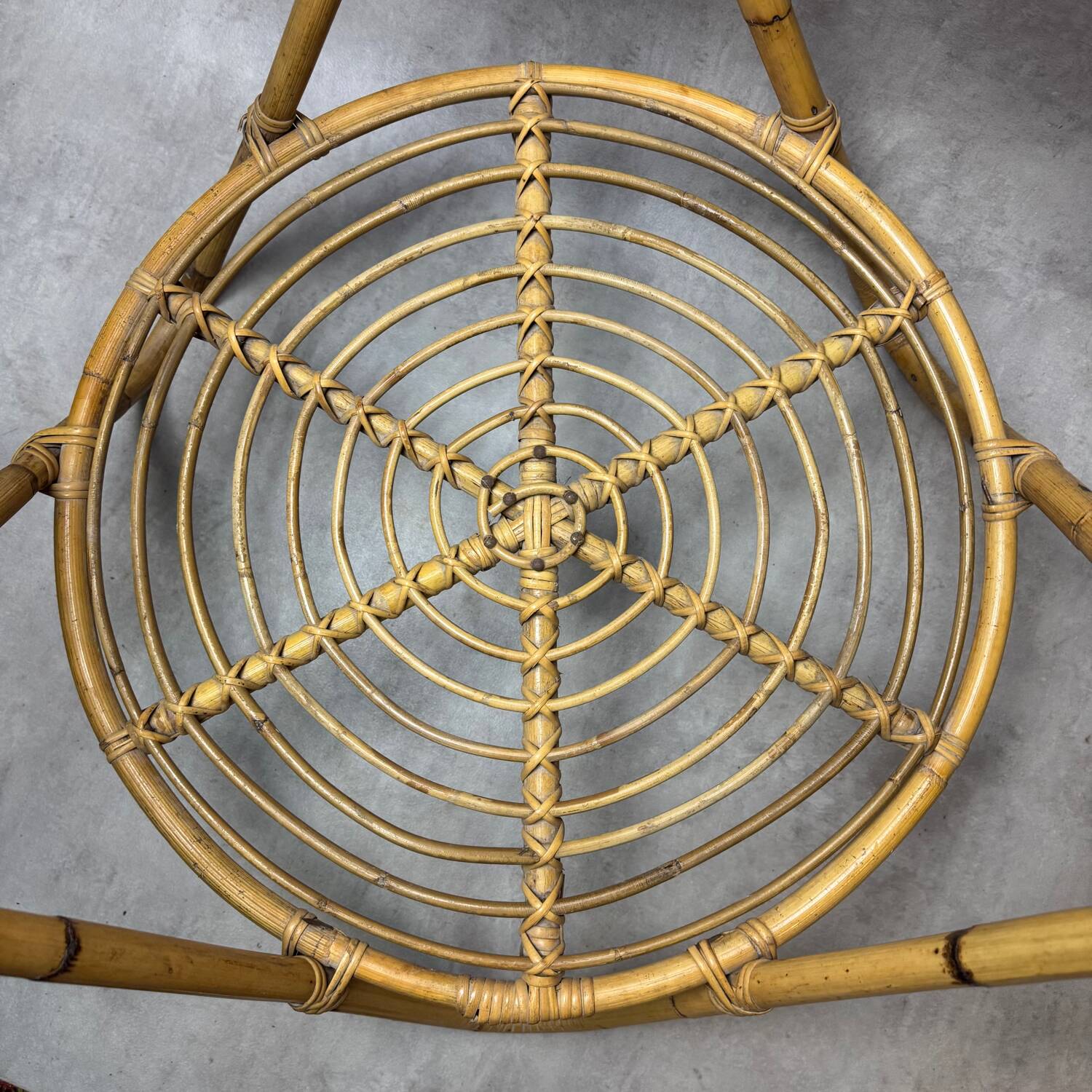 Rattan Coffee Table from the 60s