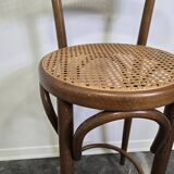 Bentwood Bar Stool with Cane Seat & Back